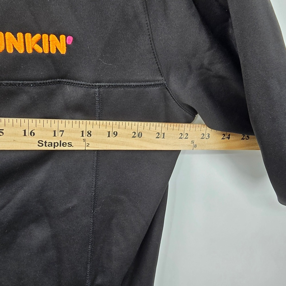 Dunkin Donuts Employee Uniform Set Black Full Zip Jacket and Visor Mens Large - Picture 5 of 11